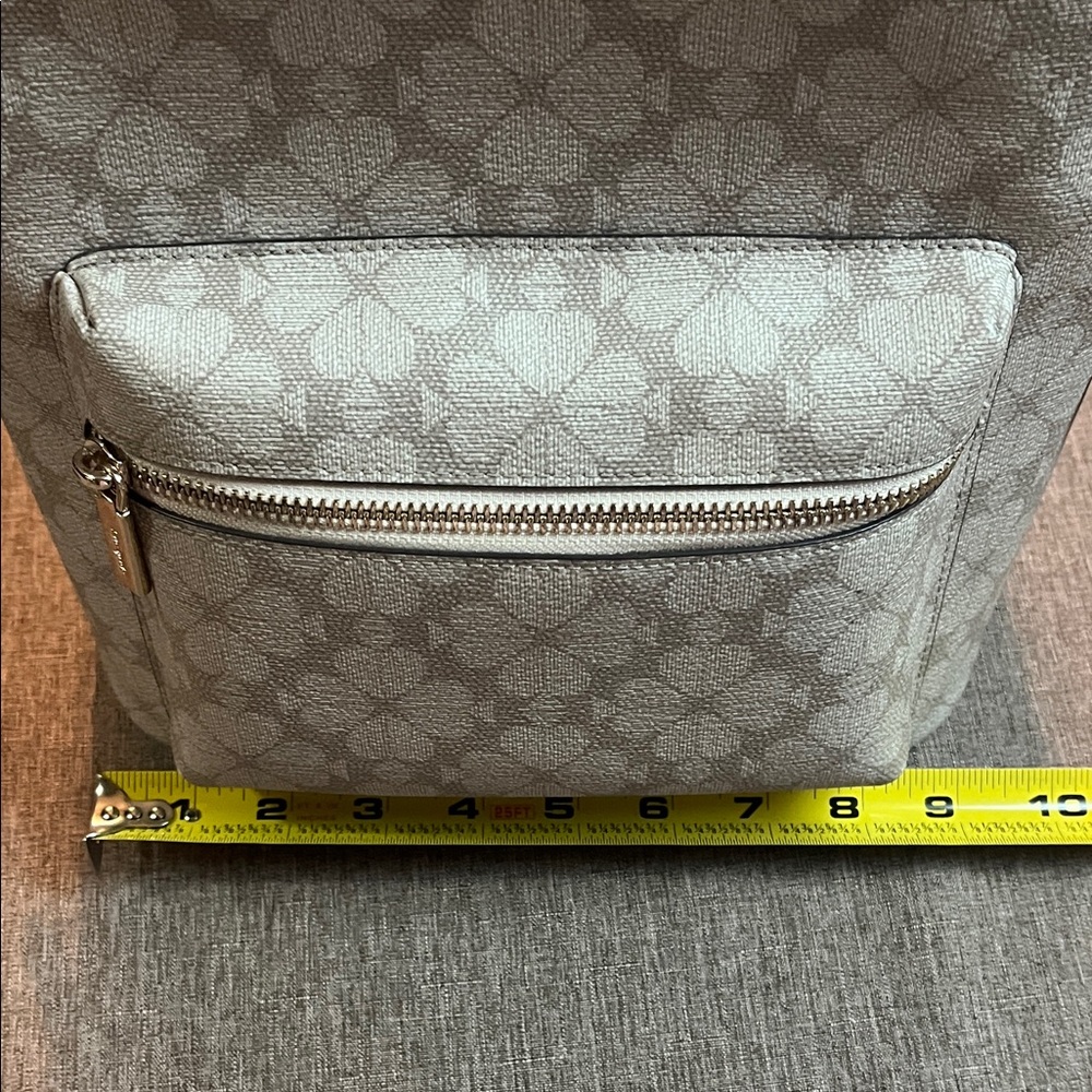 Kate Spade Cream Patterned Backpack - Picture 7 of 8